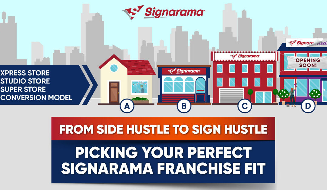From Side Hustle to Sign Hustle: Picking Your Perfect Signarama Franchise Fit