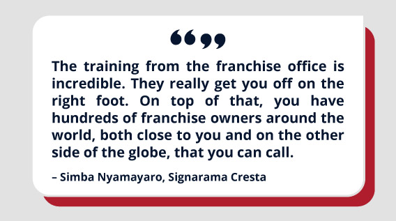Simba Nyamayaro testimonial