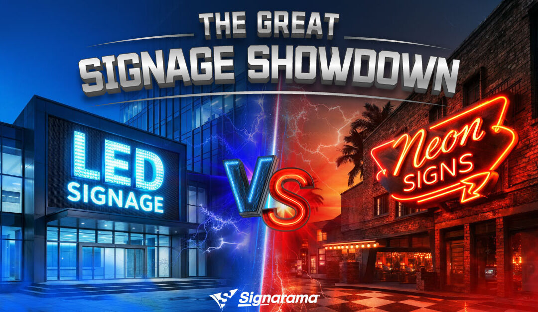 The Great Signage Showdown: LED vs Neon